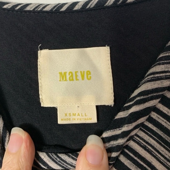 Anthropologie Maeve Salsola High Low striped dress - Picture 5 of 8